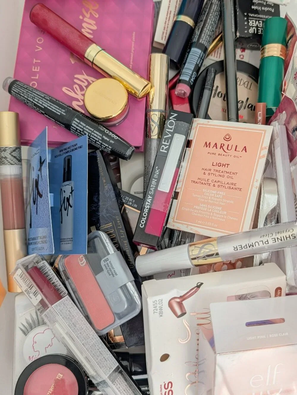 Mixed Beauty Makeup Cosmetics Lot 50 Pieces MYSTERY Full Size & Travel NEW